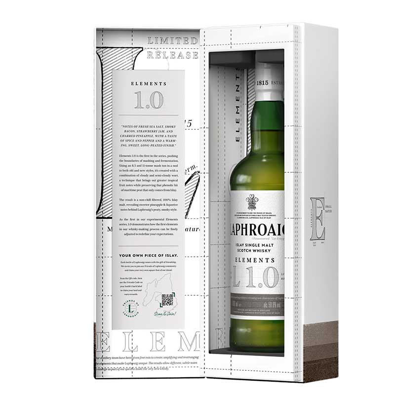 Laphroaig Elements L 1.0 Limited Release Scotch Whisky 700ml - Uptown Spirits