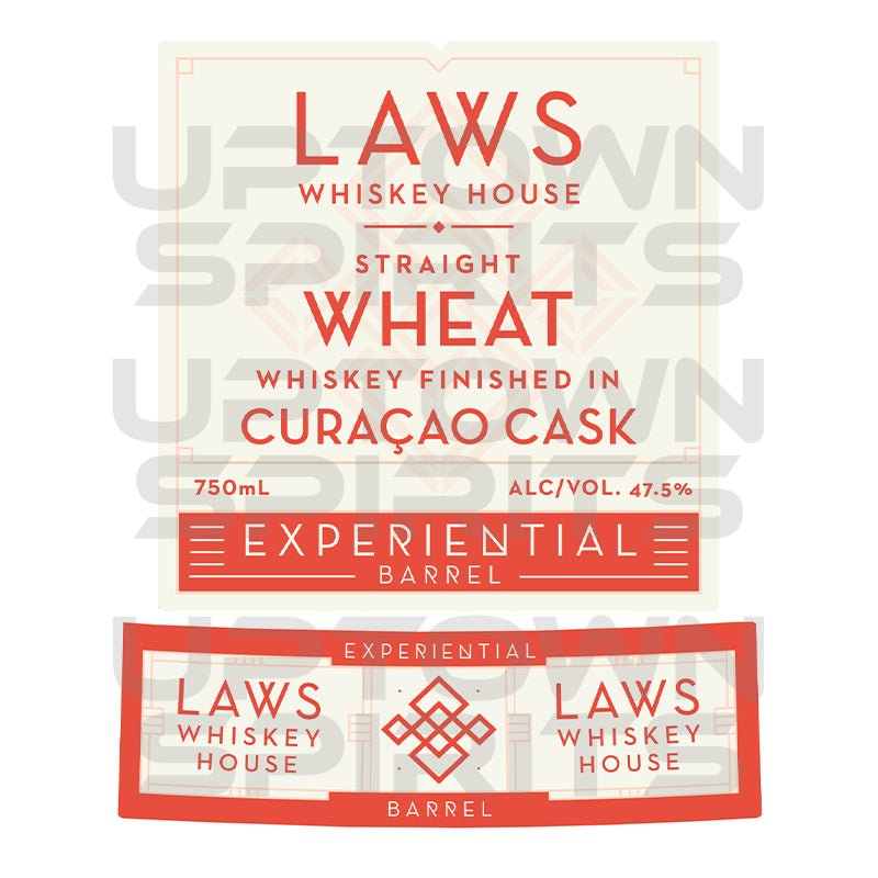 Laws Whiskey House Experiential Barrel Straight Wheat Whiskey 750ml - Uptown Spirits