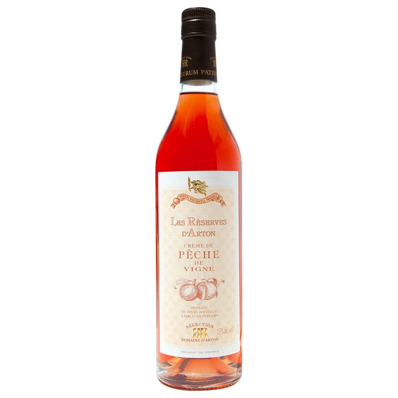 Les Reserves D'Arton Creme de Peche de Vigne Peach Liqueur 750ml - Uptown Spirits