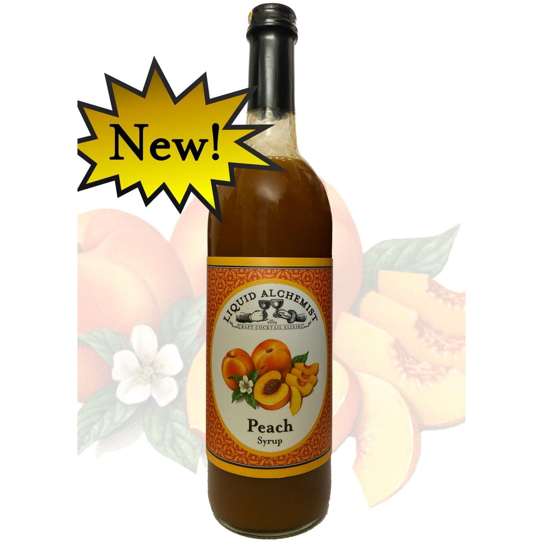 Liquid Alchemist Peach Syrup 375ml - Uptown Spirits
