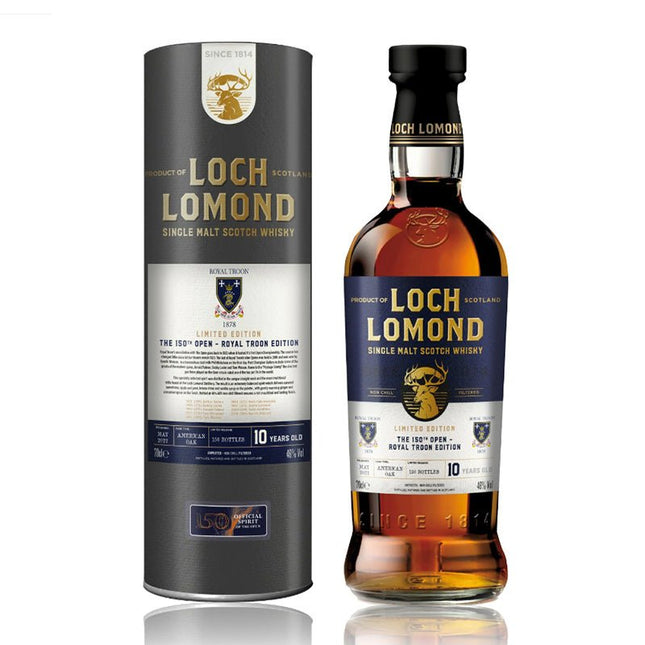 Loch Lomond The 150Th Open Royal Troon Limited Edition Scotch Whisky 750ml - Uptown Spirits