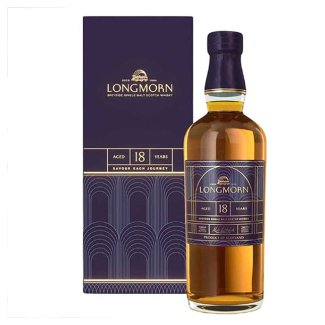 Longmorn 18 Year Speyside Single Malt Scotch Whiskey 700ml - Uptown Spirits