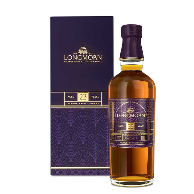 Longmorn 22 Year Speyside Single Malt Scotch Whiskey 700ml - Uptown Spirits