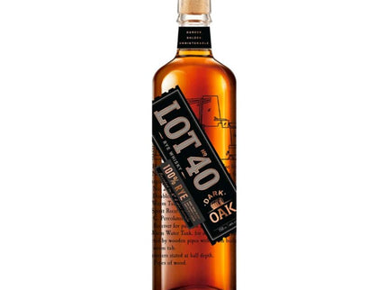 Lot 40 Dark Oak Canadian Rye Whiskey 750ml - Uptown Spirits