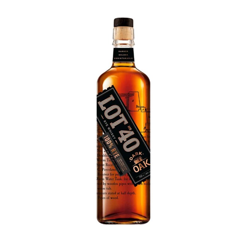 Lot 40 Dark Oak Canadian Rye Whiskey 750ml - Uptown Spirits
