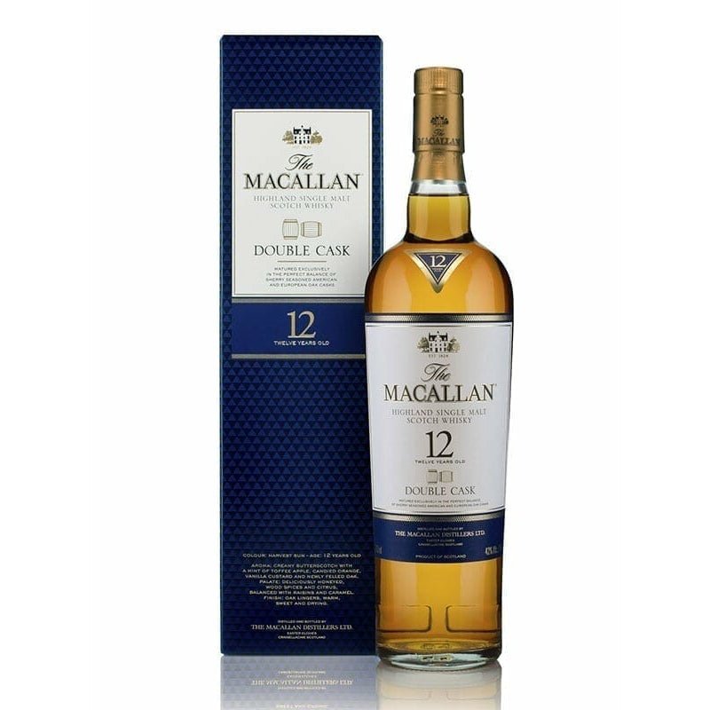 Macallan 12 Years Double Cask Scotch 750ml - Uptown Spirits