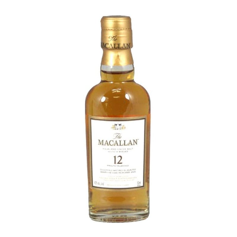 Macallan 12 Years Sherry Oak Scotch Shot 50ml - Uptown Spirits
