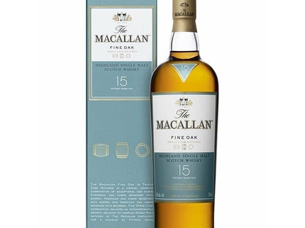Macallan Fine Oak 15 Years Scotch 750ml - Uptown Spirits