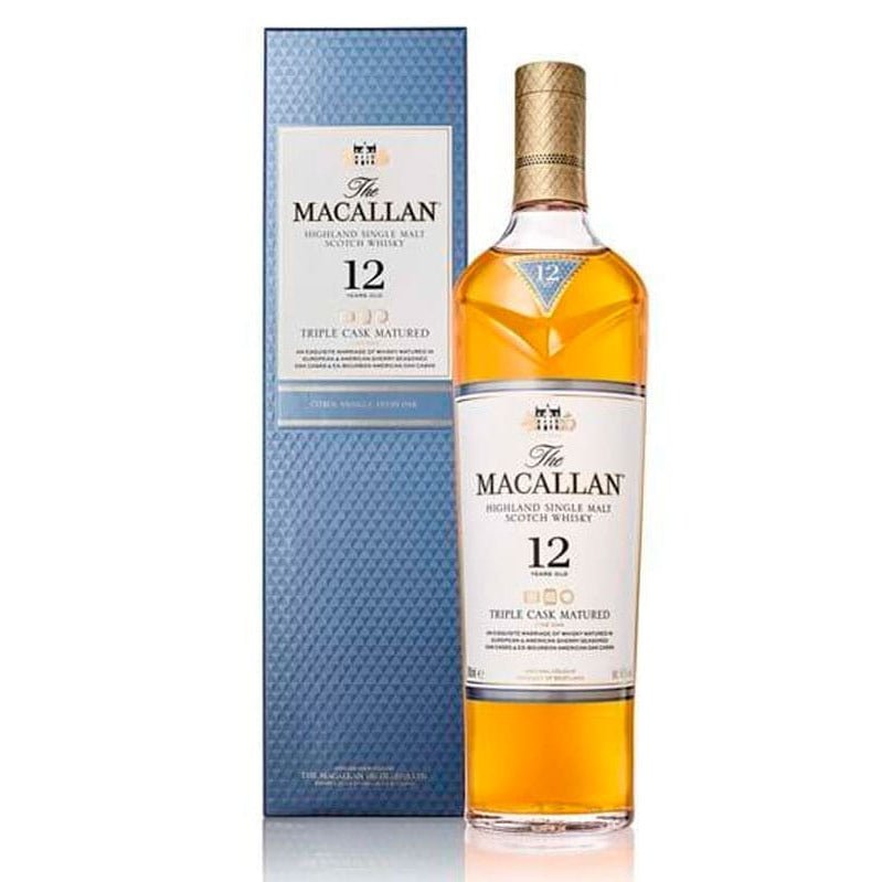 Macallan Triple Cask Matured 12 Year Scotch Whiskey 750ml - Uptown Spirits
