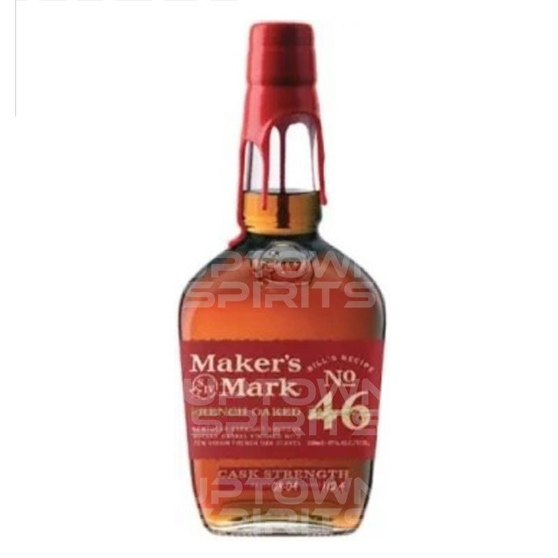 Makers Mark 46 Cask Strength French Oaked Bourbon Whiskey 750ml - Uptown Spirits