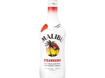 Malibu Strawberry Rum Liqueur 750ml - Uptown Spirits