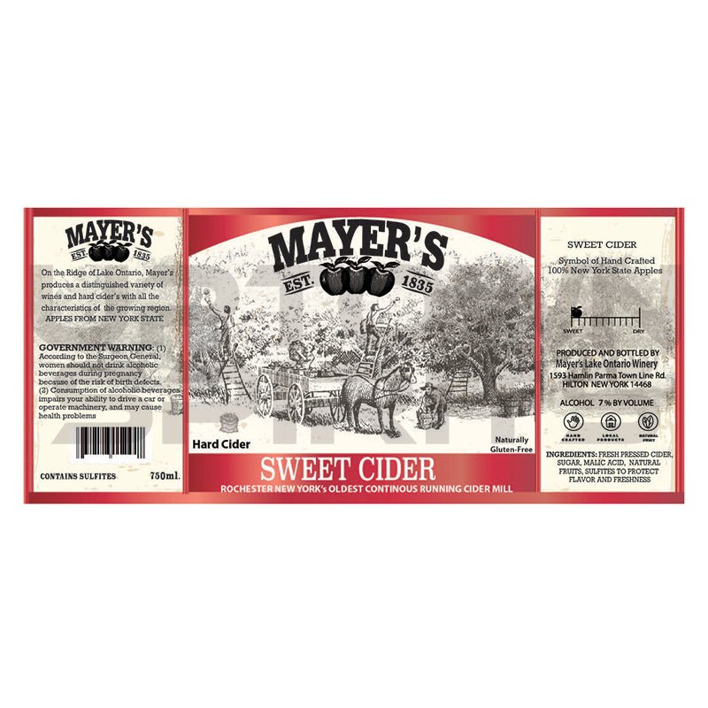 Mayers Sweet Cider 750ml - Uptown Spirits