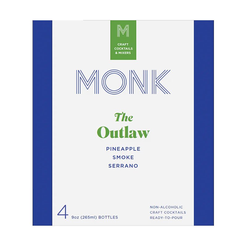 Monk The Outlaw Craft Cocktail 4/265ml - Uptown Spirits