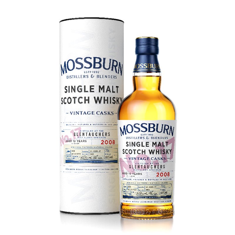 Mossburn 10 Years No 17 Glentauchers 2008 Scotch Whisky 750ml - Uptown Spirits