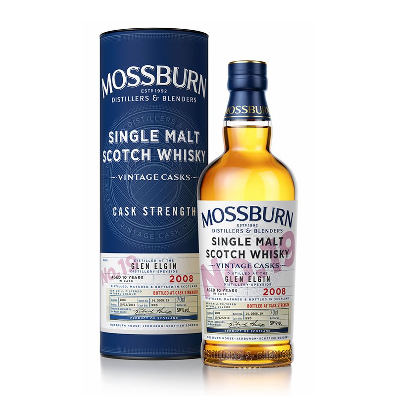 Mossburn 10 Years No 19 Glen Elgin 2008 Scotch Whisky 750ml - Uptown Spirits