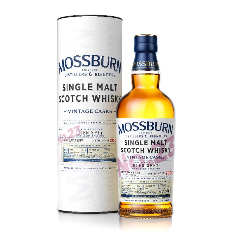 Mossburn 10 Years No 23 Glen Spey 2008 Scotch Whisky 750ml - Uptown Spirits
