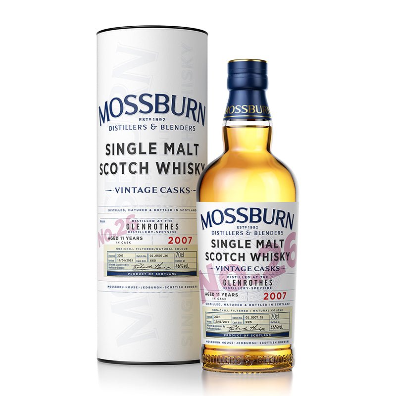 Mossburn 11 Years No 26 Glenrothes 2007 Scotch Whisky 750ml - Uptown Spirits