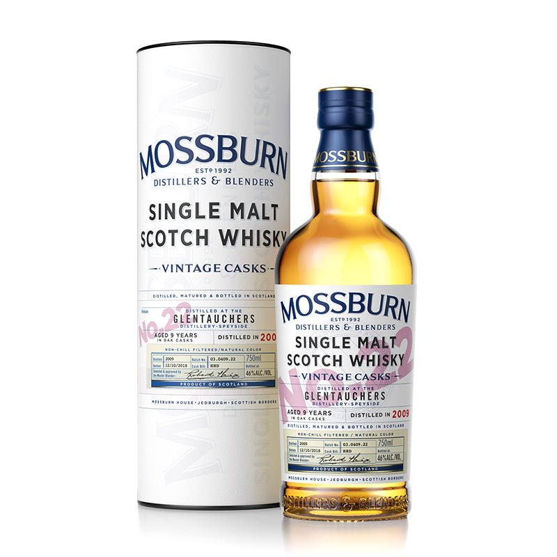 Mossburn 9 Years No 22 Glentauchers 2009 Scotch Whisky 750ml - Uptown Spirits