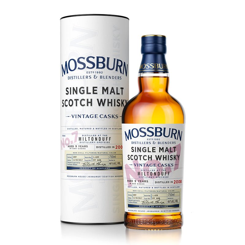 Mossburn 9 Years No 7 Miltonduff 2008 Scotch Whisky 750ml - Uptown Spirits