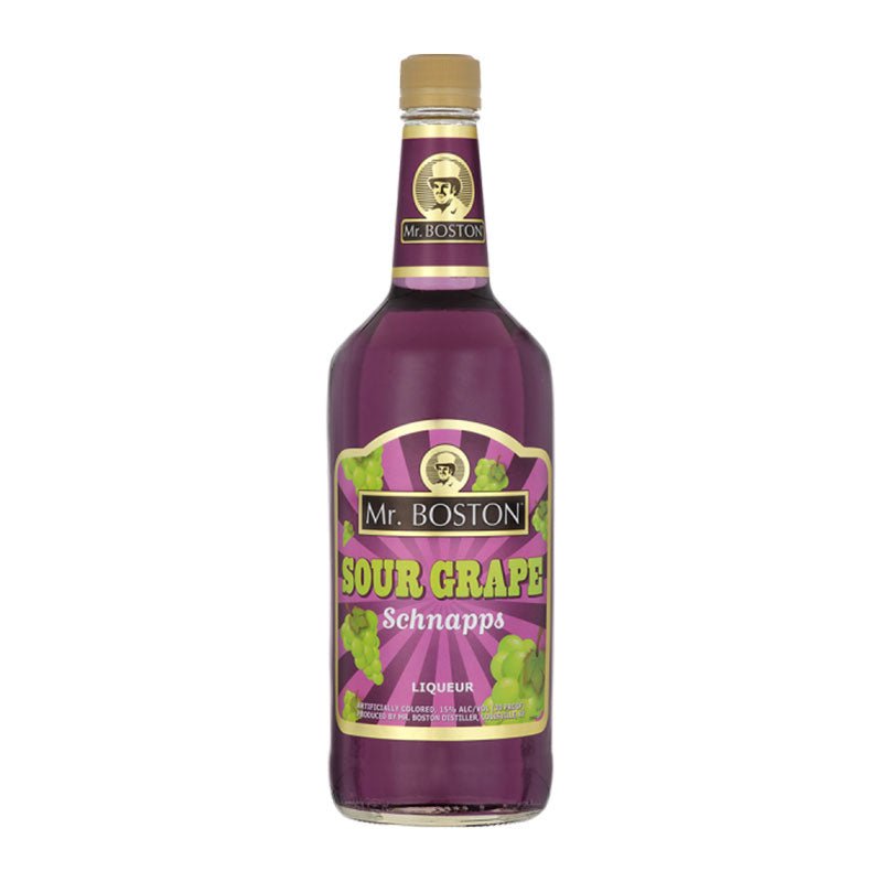 Mr Boston Sour Grape Schnapps Liqueur 750ml - Uptown Spirits