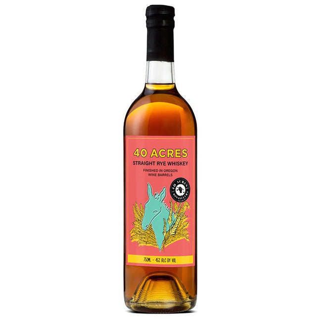 New Deal 40 Acres Straight Rye Whiskey 750ml - Uptown Spirits