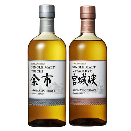 Nikka Miyagikyo & Yoichi 2022 Aromatic Yeast Single Malt Whiskey 2/750ml