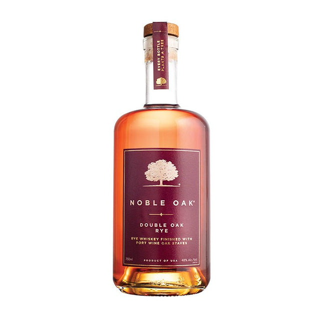 Noble Oak Double Oak Rye Whiskey 750ml - Uptown Spirits