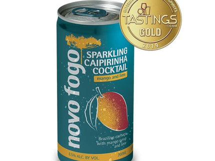 Novo Fogo Sparkling Caipirinha Cocktail Mango 4/200ml - Uptown Spirits