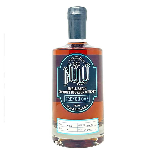 Nulu French Oak Small Batch Straight Bourbon Whiskey 750ml - Uptown Spirits