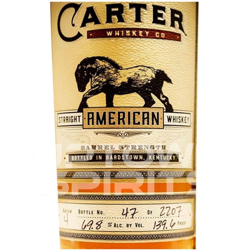 Old Carter 12 Year Small Batch No.3 Straight American Whiskey 750ml - Uptown Spirits