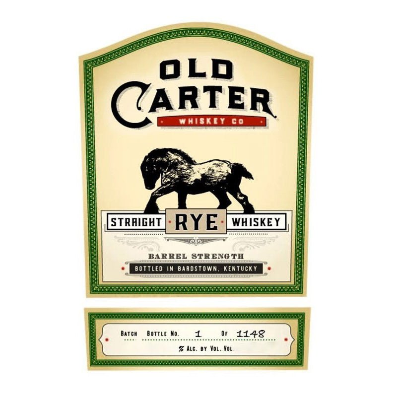 Old Carter Rye Whiskey Small Batch No 7 - 8 - 9 Bundle 3/750ml - Uptown Spirits