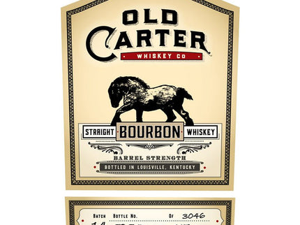 Old Carter Small Batch 3 Straight Kentucky Whiskey 750ml - Uptown Spirits