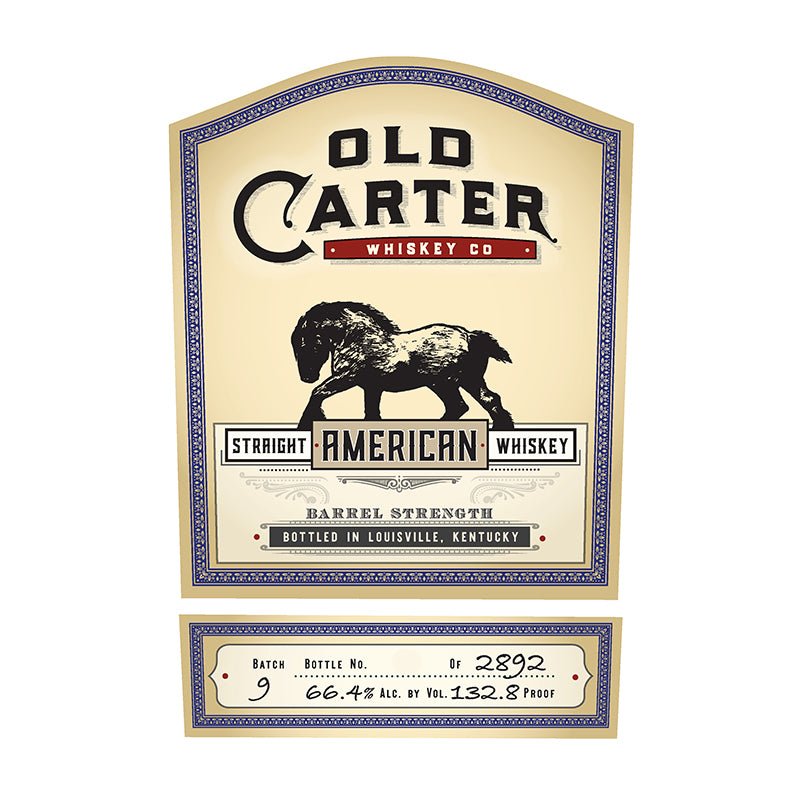 Old Carter Small Batch 9 American Whiskey 750ml - Uptown Spirits