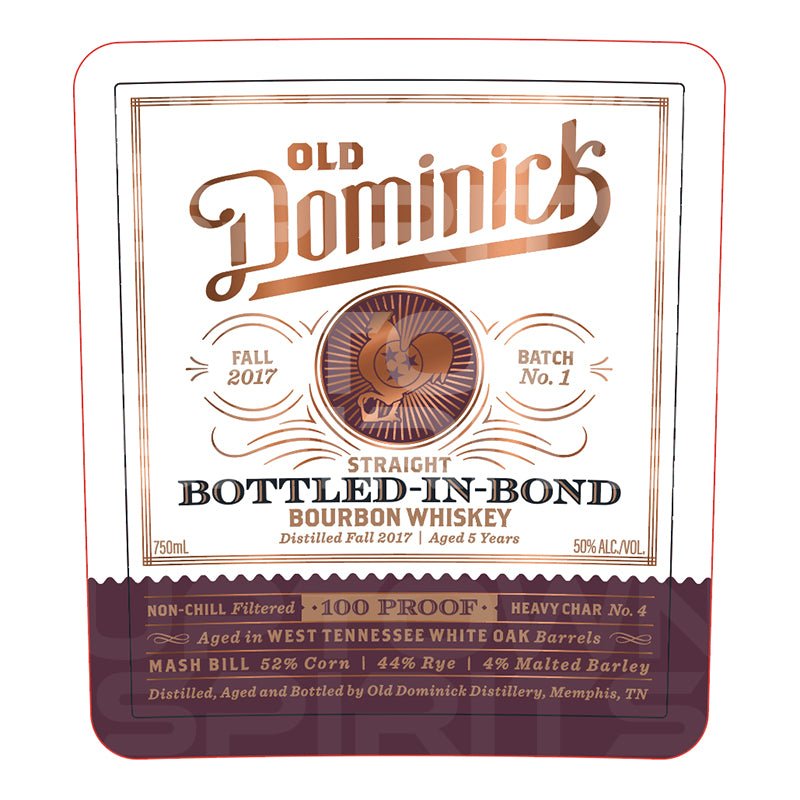 Old Dominick Bottled in Bond Bourbon Whiskey 750ml - Uptown Spirits
