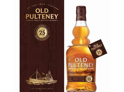 Old Pulteney 25 Year Single Malt Scotch Whisky 750ml - Uptown Spirits