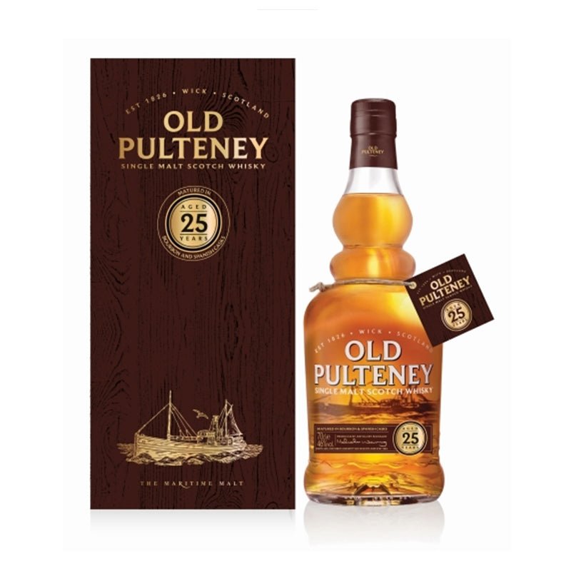 Old Pulteney 25 Year Single Malt Scotch Whisky 750ml - Uptown Spirits