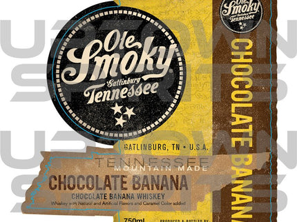 Ole Smoky Chocolate Banana Flavored Whiskey 750ml - Uptown Spirits