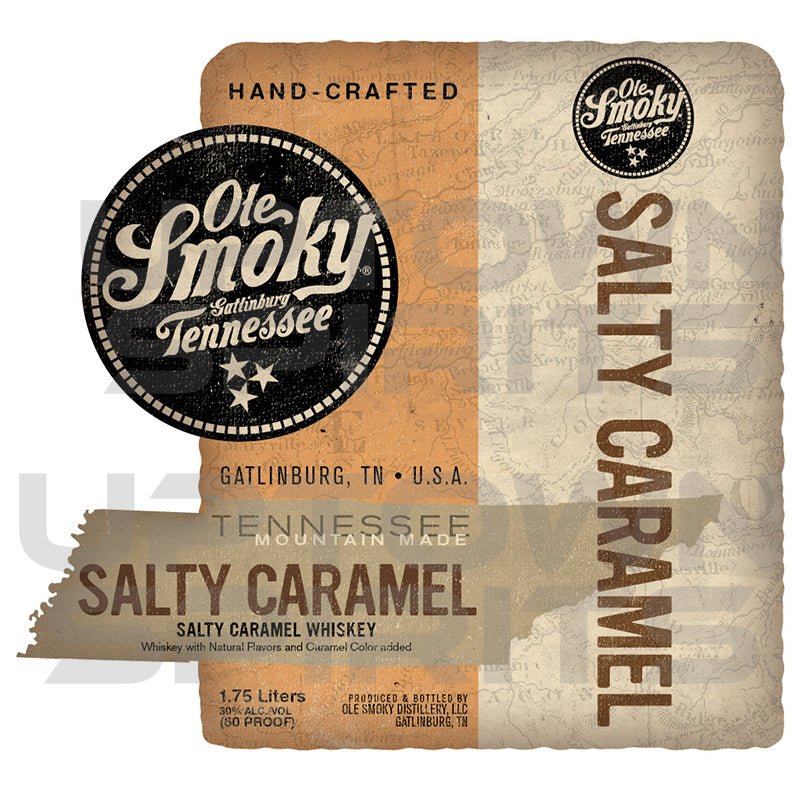 Ole Smoky Salty Caramel Flavored Whiskey 1.75L - Uptown Spirits