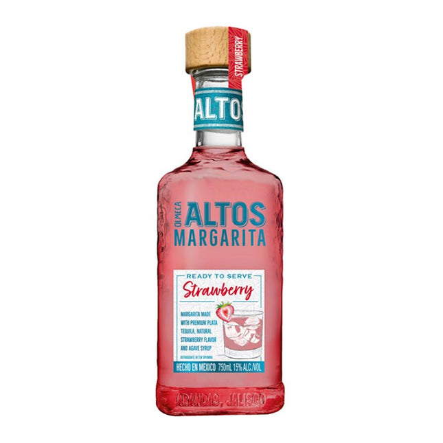 Olmeca Altos Strawberry Margarita 750ml - Uptown Spirits