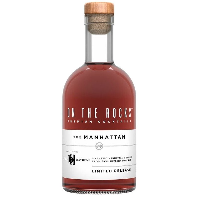 On The Rocks Manhattan Basil Hayden Premium Cocktail 375ml - Uptown Spirits