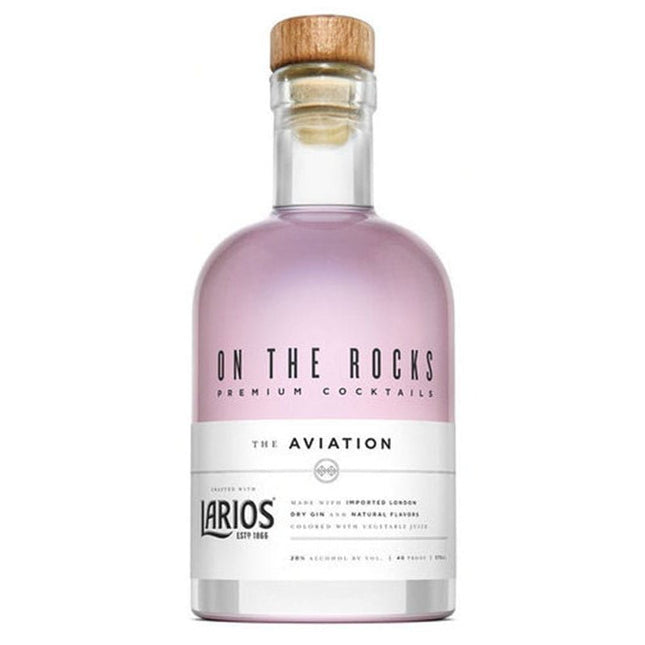 On The Rocks The Aviation Larios Premium Cocktail 375ml - Uptown Spirits