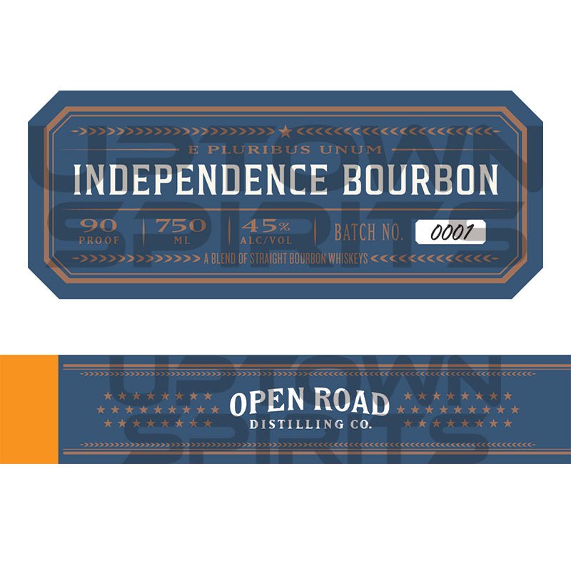 Open Road Independence Bourbon Whiskey 750ml - Uptown Spirits