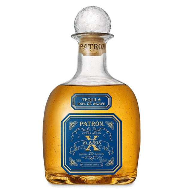 Patron 10 Year Extra Anejo Tequila 750ml - Uptown Spirits