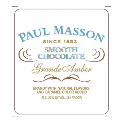 Paul Masson Chocolate Flavored Brandy 750ml - Uptown Spirits