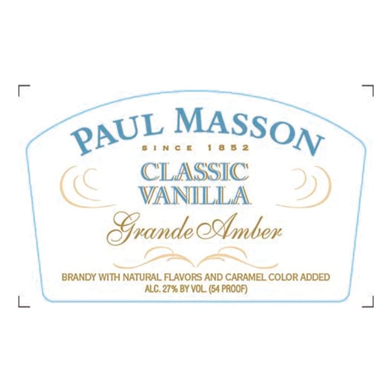 Paul Masson Vanilla Flavored Brandy 1.75L - Uptown Spirits