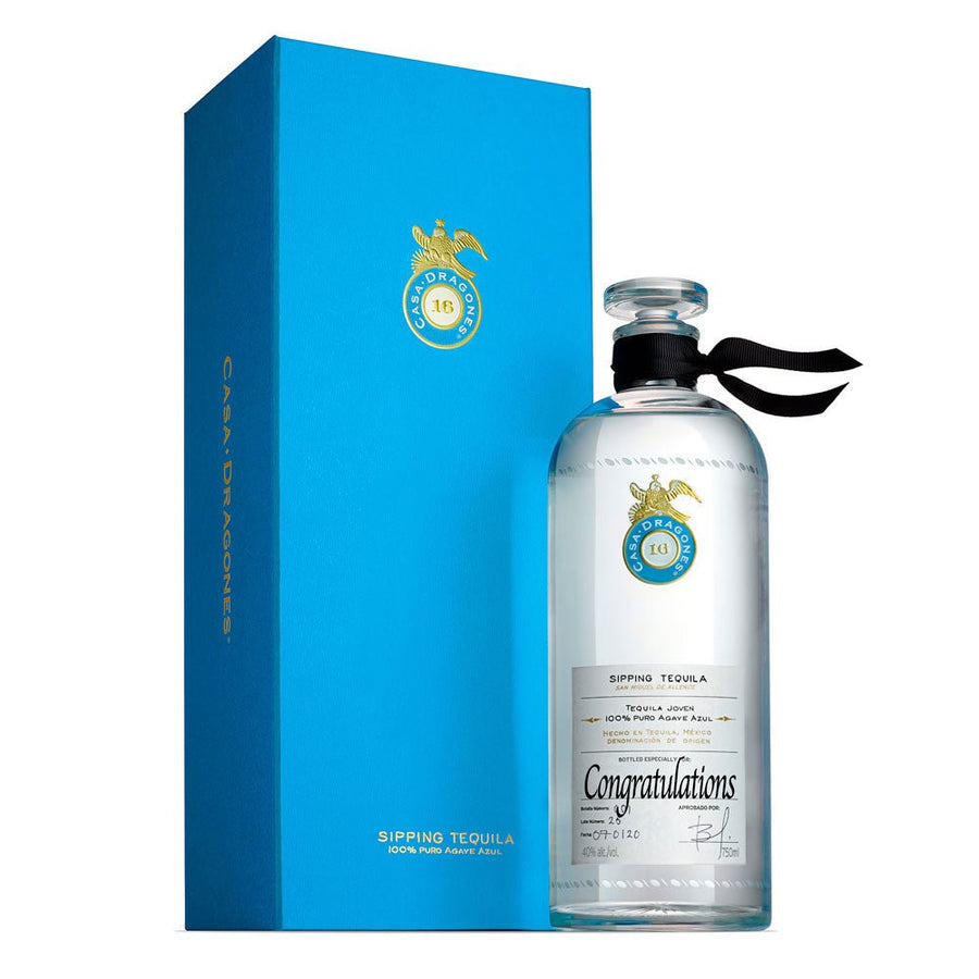Personalized Tequila Casa Dragones Joven - Uptown Spirits