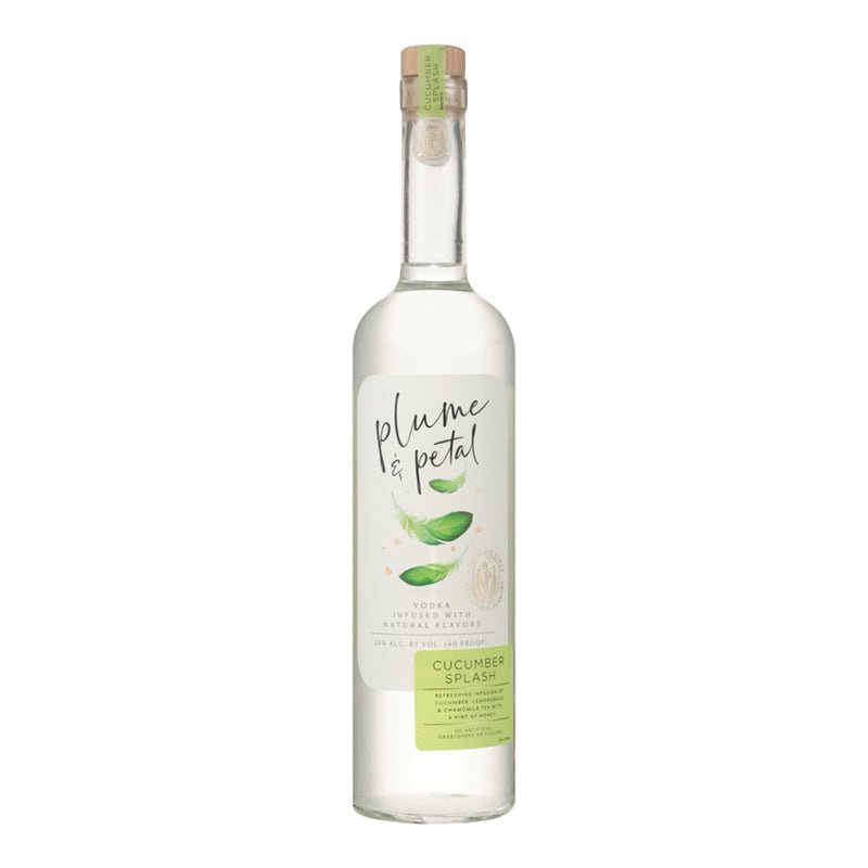 Plume & Petal Cucumber Splash Flavored Vodka 750ml - Uptown Spirits