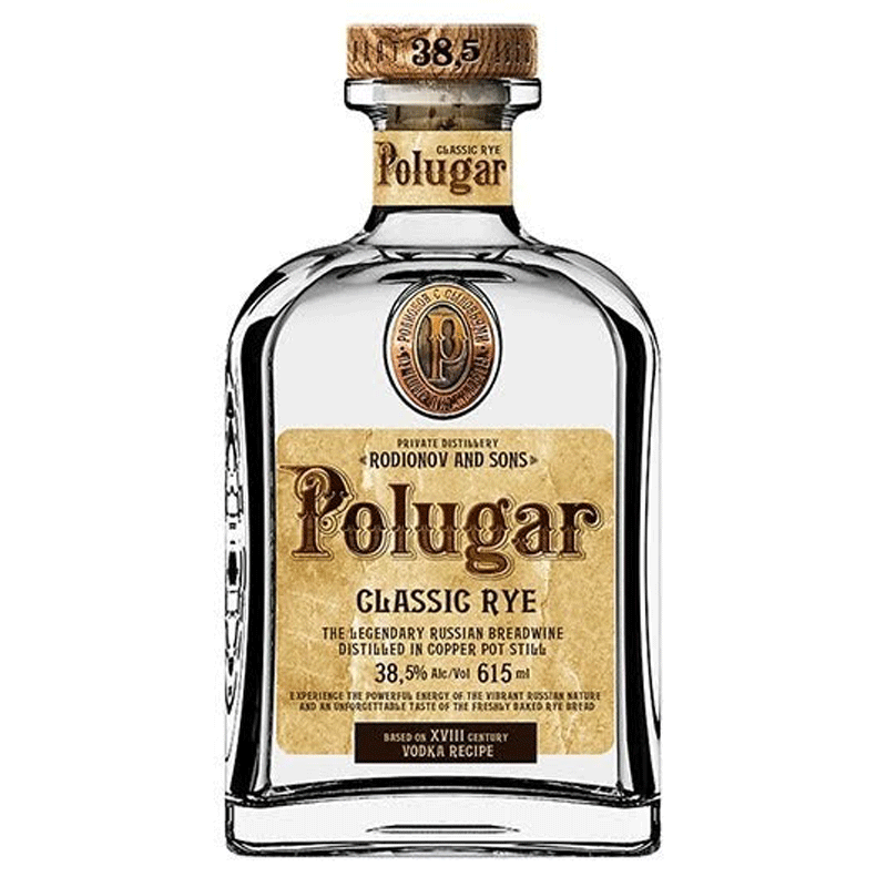 Polugar Classic Rye Vodka 750ml - Uptown Spirits