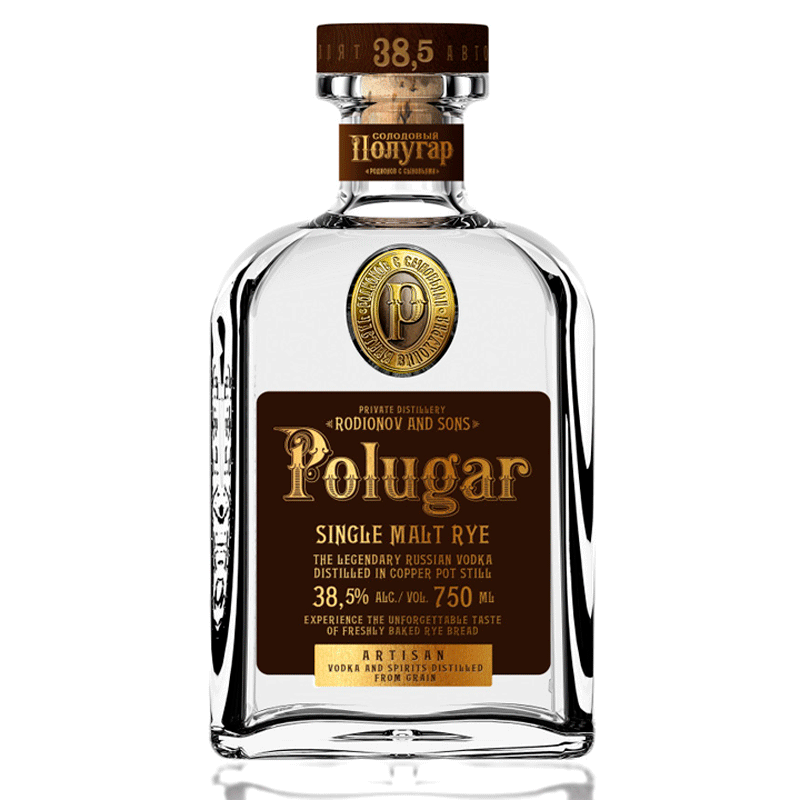 Polugar Single Malt Rye Vodka 750ml - Uptown Spirits