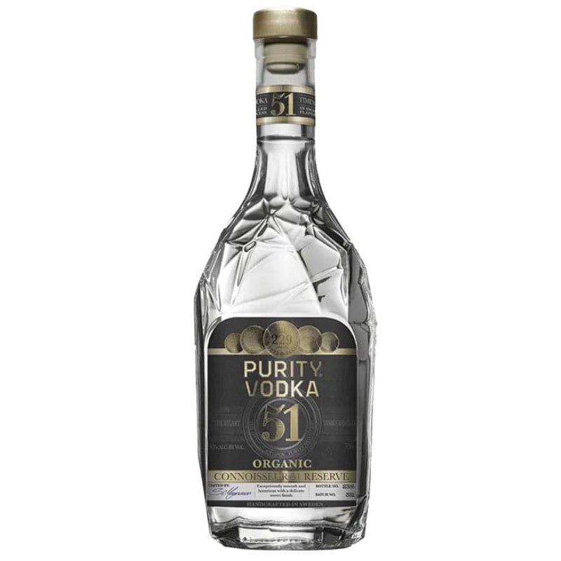 Purity Connoisseur 51 Reserve Organic Vodka 750ml - Uptown Spirits